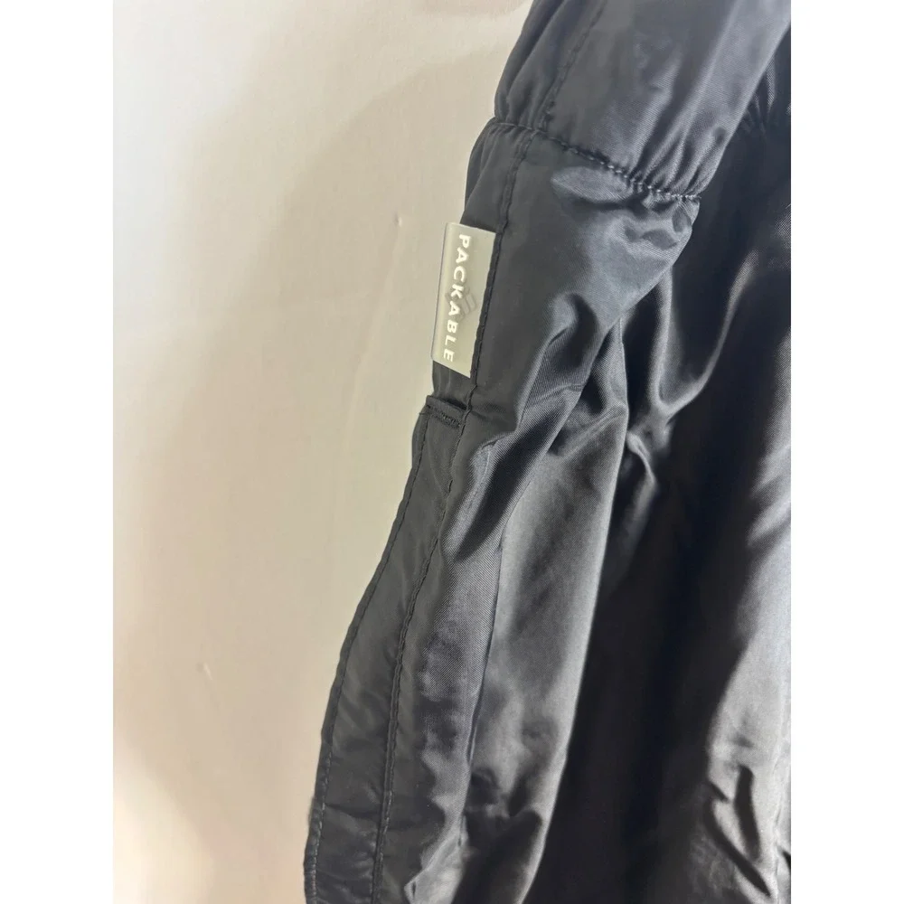Columbia XCO Mens Black Packable Rain Pants Nylon Mesh Lined Hiking Large R